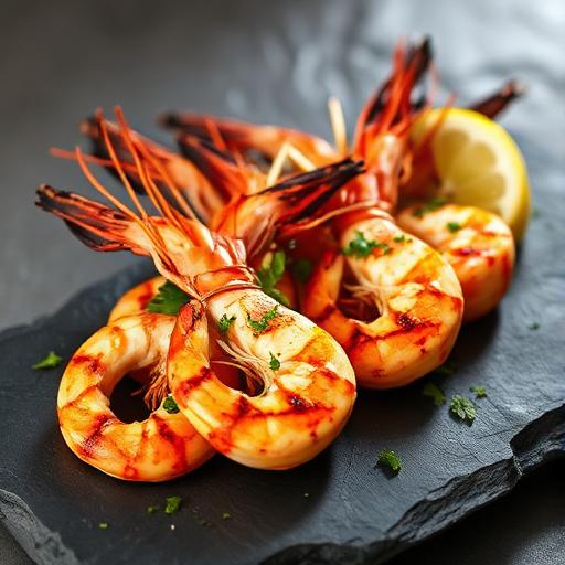 Gambas Grillées au Citron